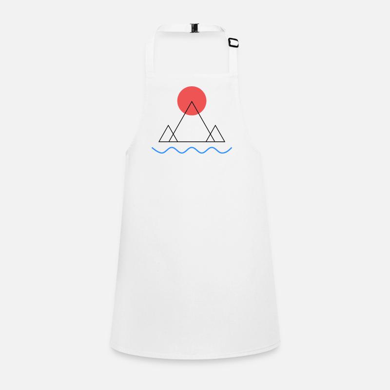 Minimal mountain Children's Apron