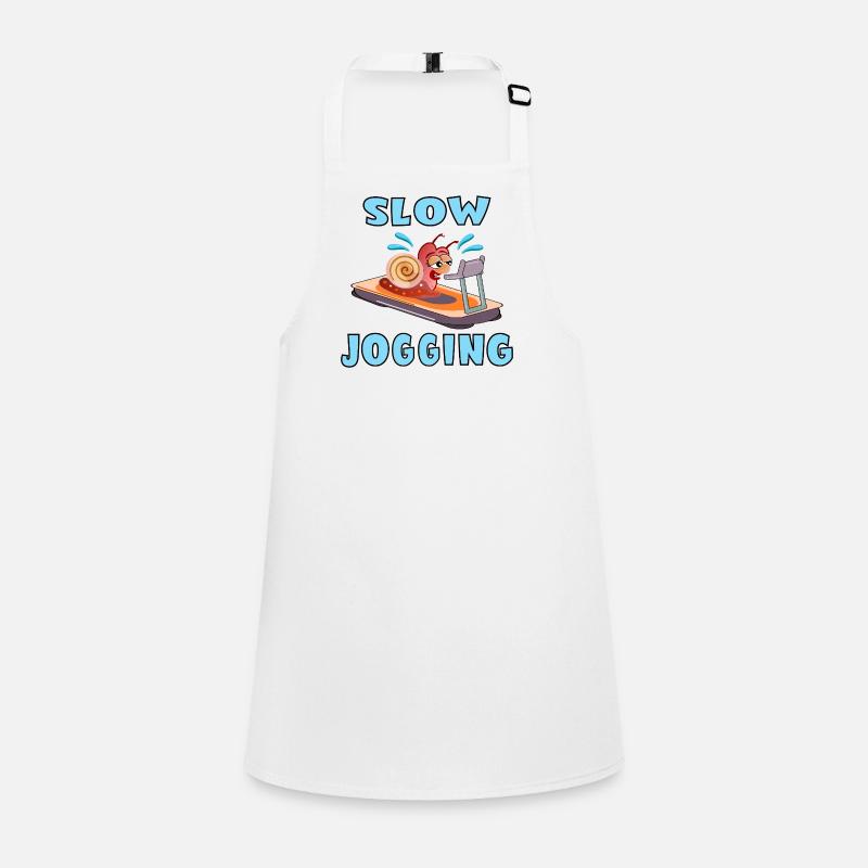 SLOW JOGGING SNAIL RUNNING Children's Apron
