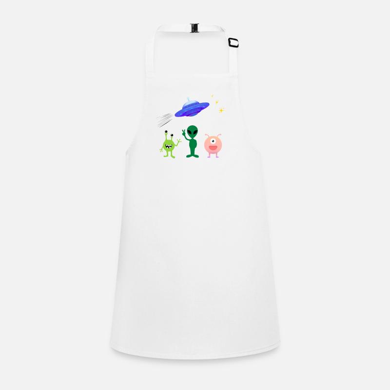 Alien greeting Children's Apron