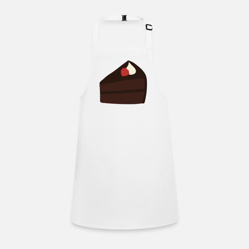 Decadent Raspberry Chocolate Cake Design Children's Apron