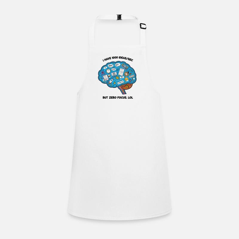 Creative Brainstorming Illustration Children's Apron
