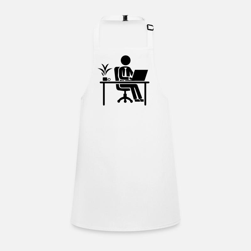 Worker Computer Job Desk Children's Apron