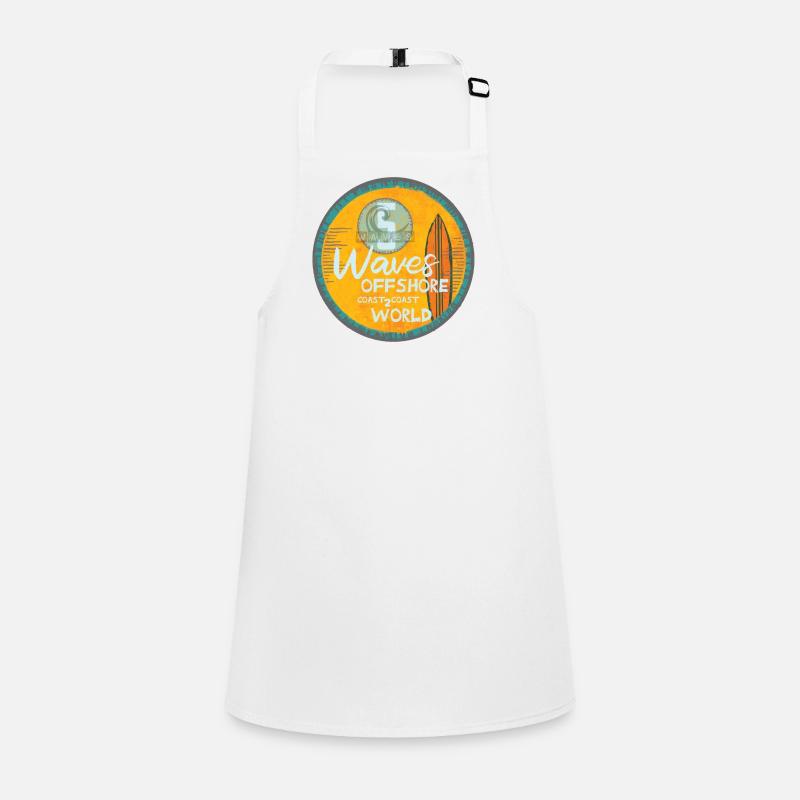 Vagues de surf conception offshore Tablier Enfant