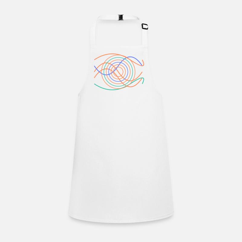 Abstract wave design Children's Apron