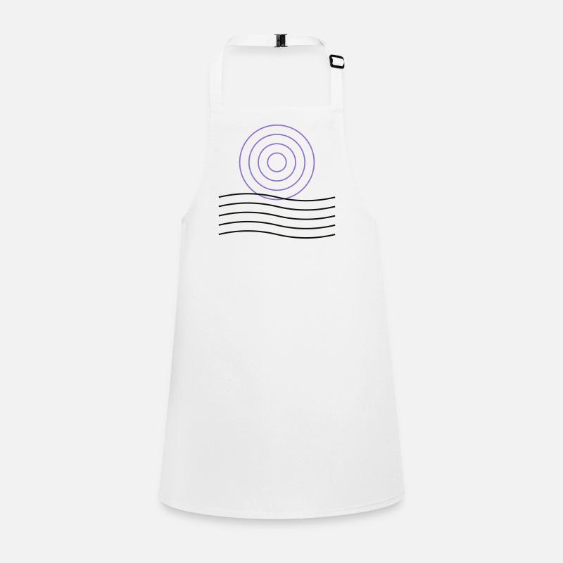 Abstract geometric circle design Children's Apron