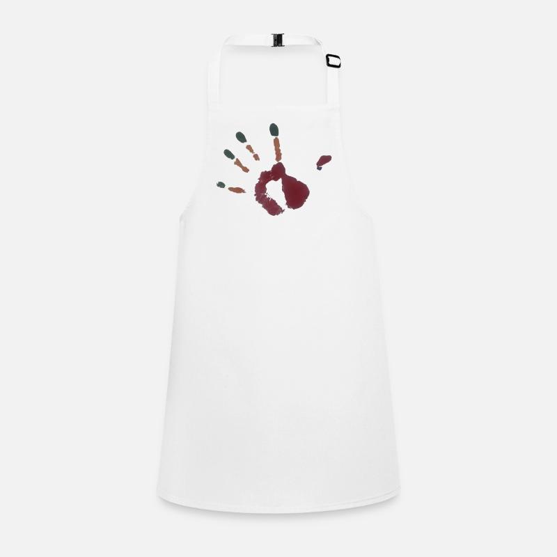 Illustration d’empreinte de main Tablier Enfant
