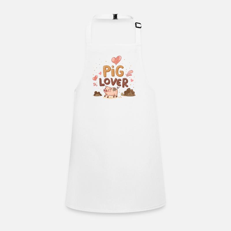 Heart Design and Passionate Pig Children's Apron
