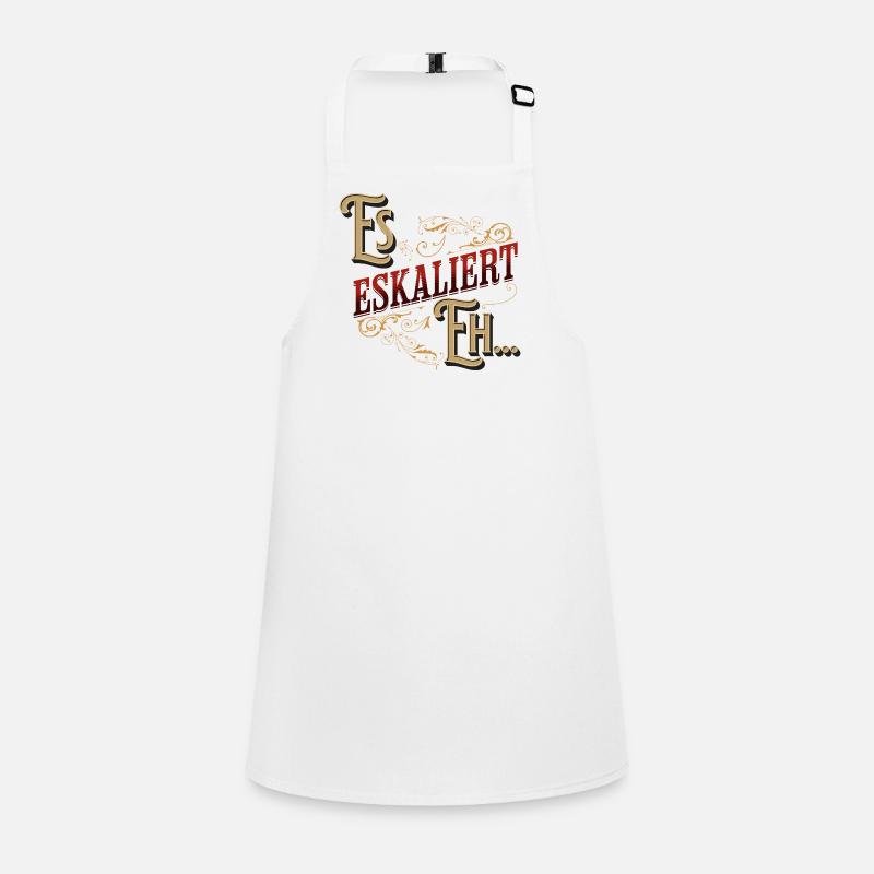 Vintage It escalates anyway Children's Apron