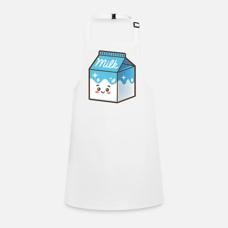 Kawaii Milch Karton Schürze für Kinder