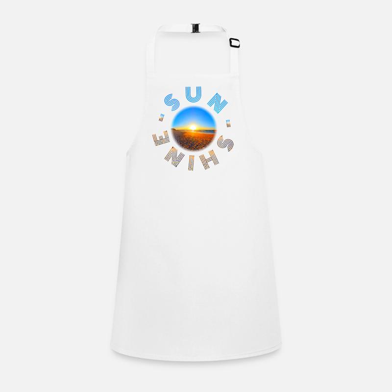 Sunset on the Beach Design Children's Apron
