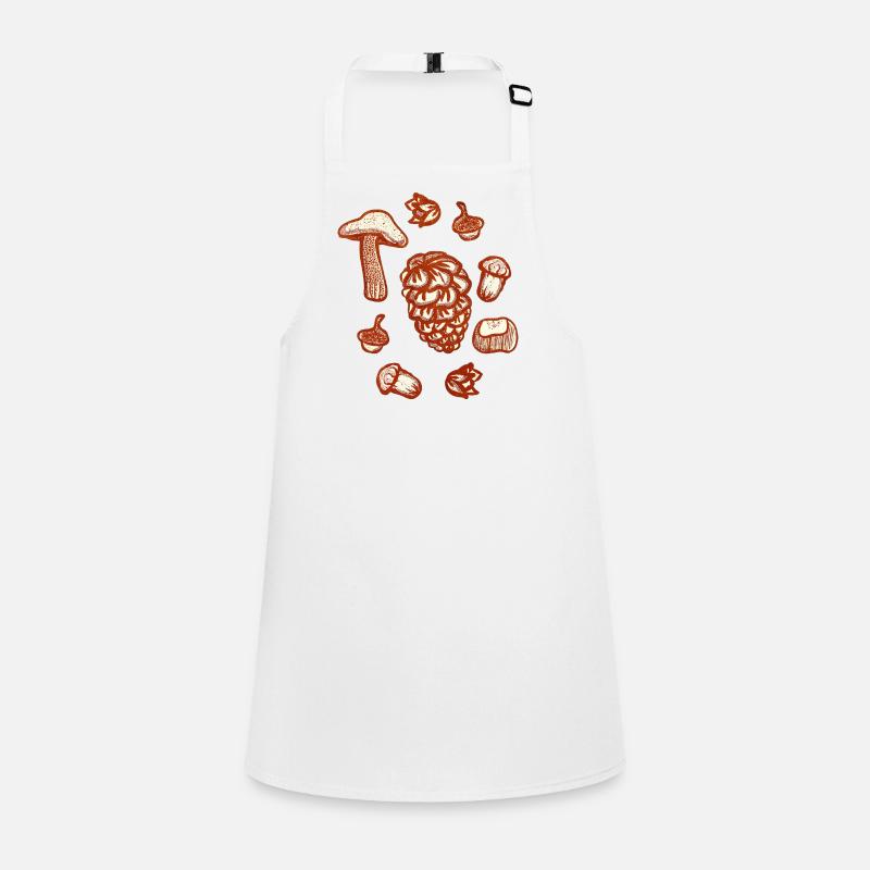 Rustic autumn decoration illustration Children's Apron
