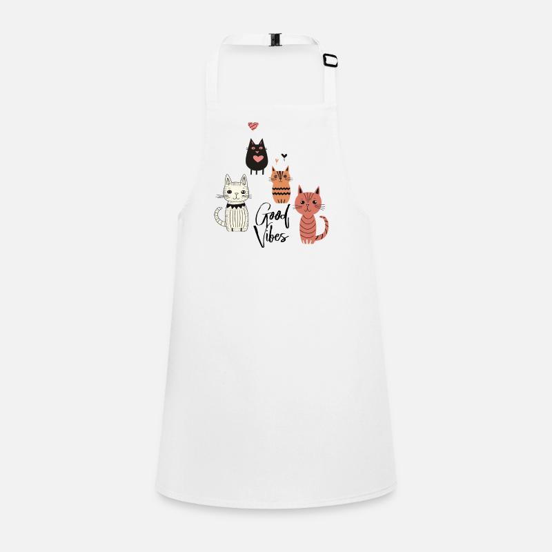 Verspielte Katzen Schürze für Kinder