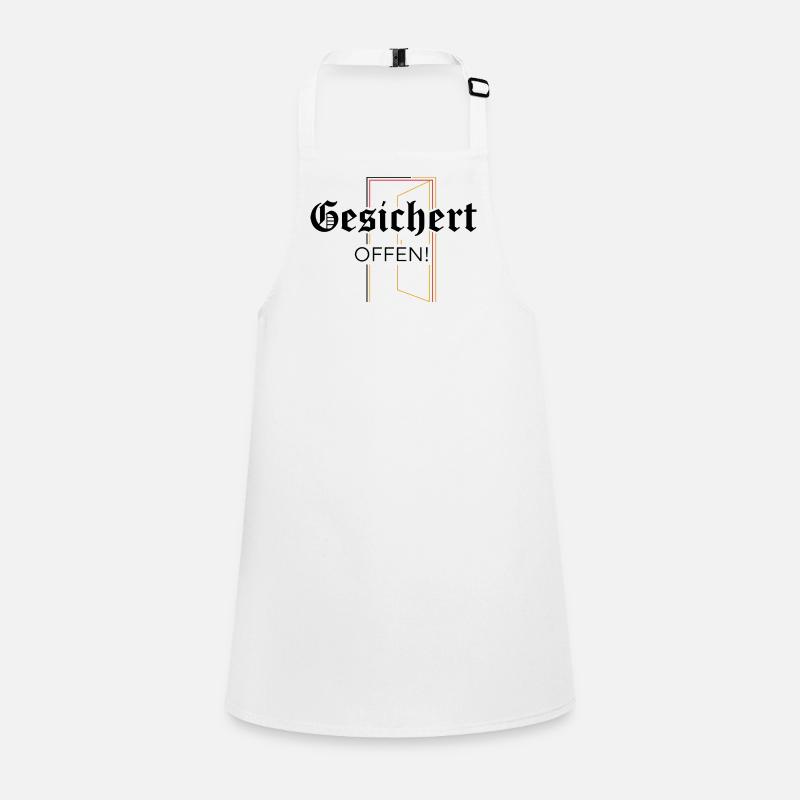 Secured open! Statement Children's Apron