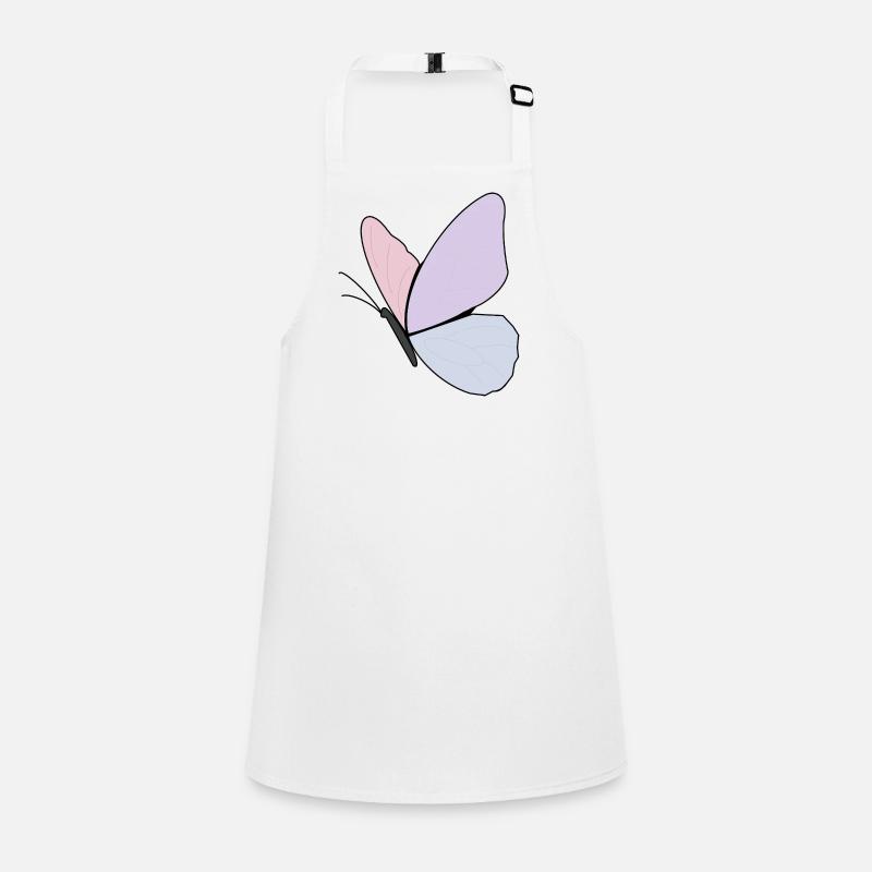 Conception de papillon pastel Tablier Enfant