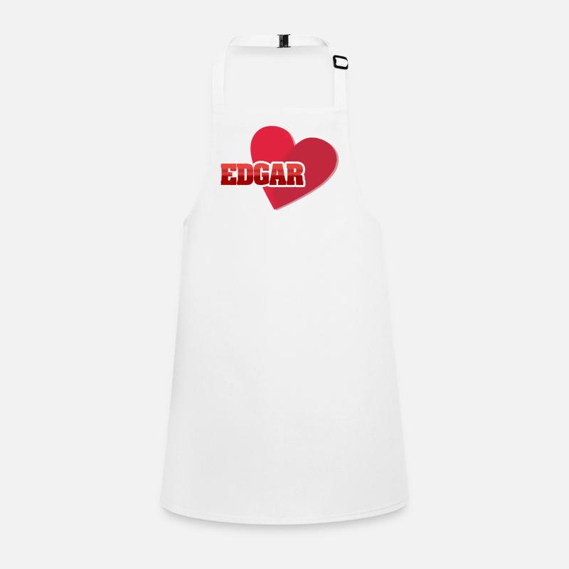 Heart EDGAR Lettering Children's Apron