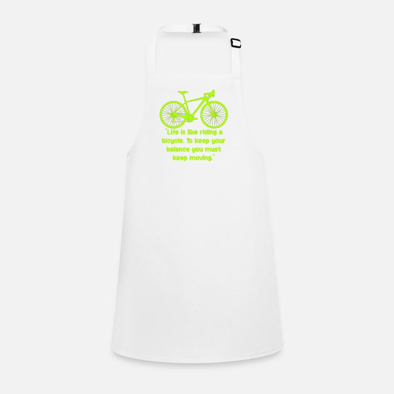 Équilibre du vélo Texte néon Tablier Enfant