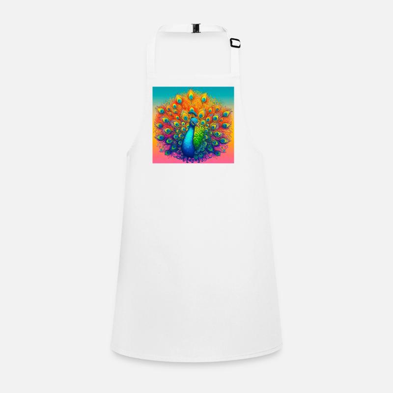 peacock Children's Apron
