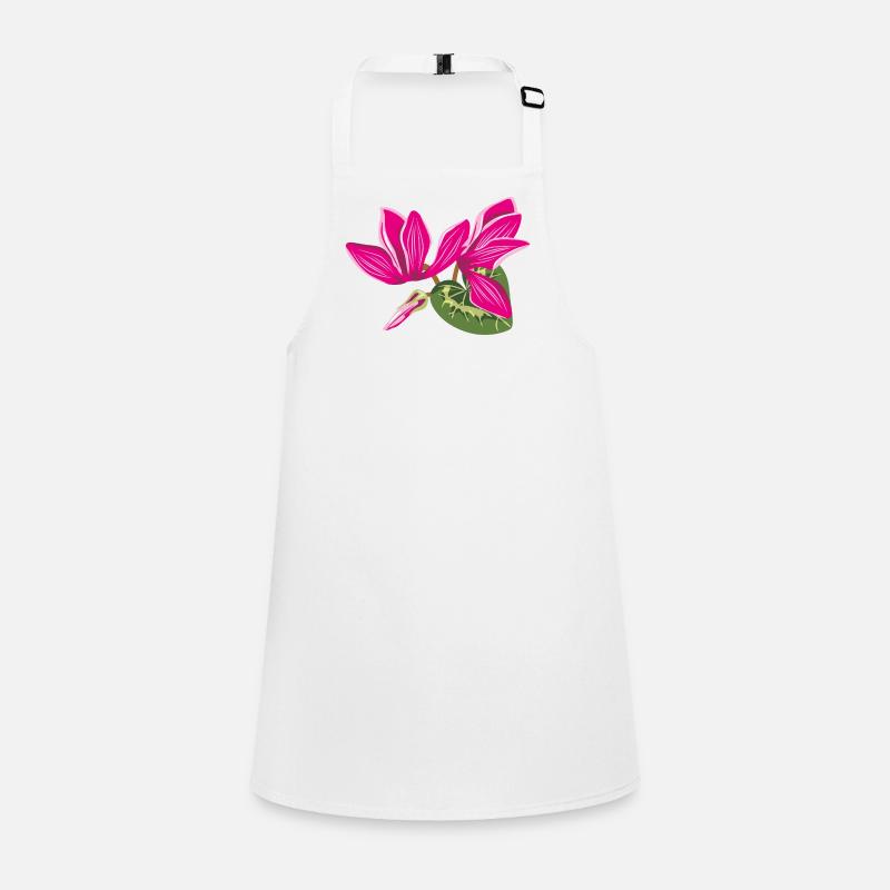 Bouquet de fleurs de cyclamens Tablier Enfant