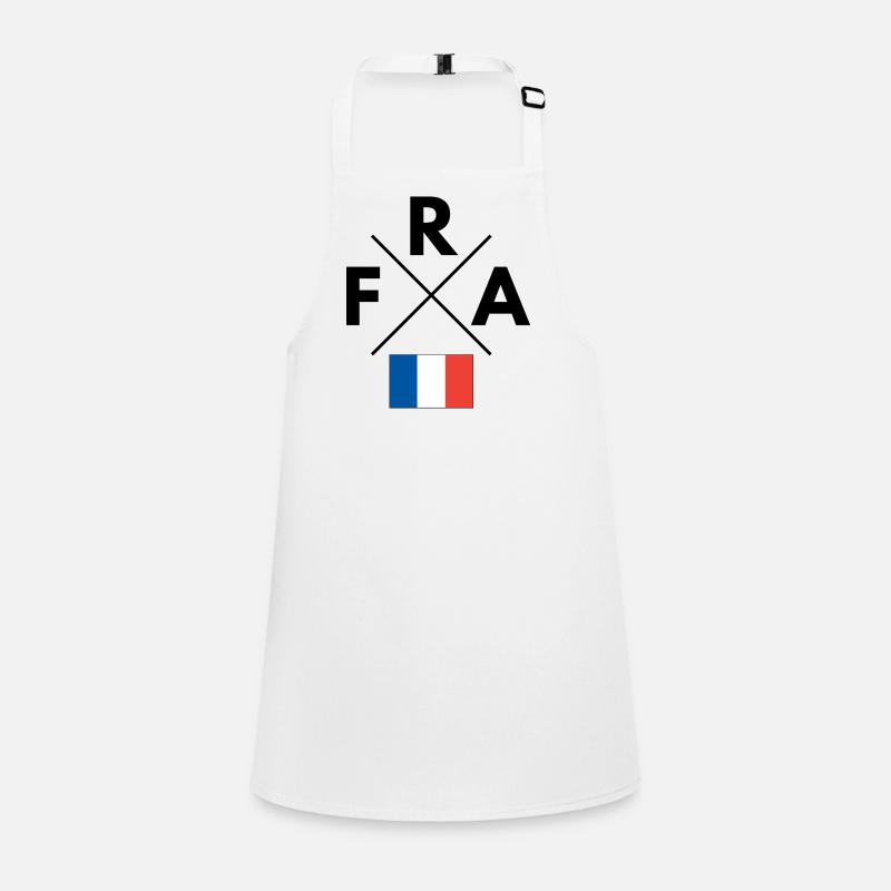 Drapeau français avec FRA Tablier Enfant