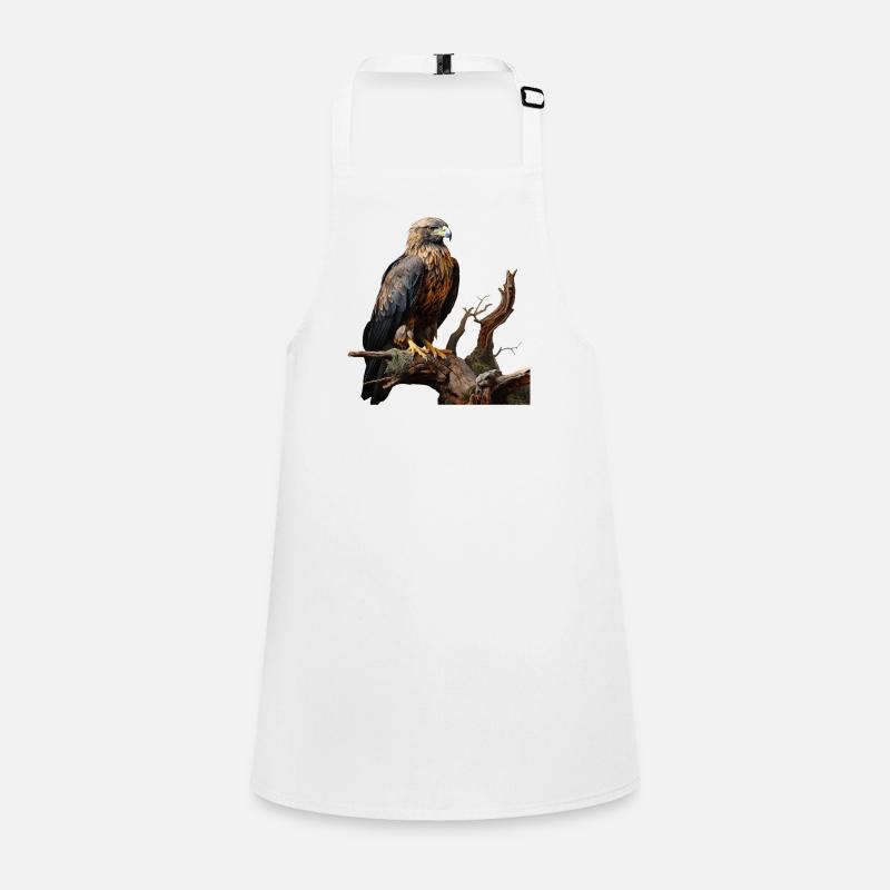 Imperial eagle on mossy branch Children's Apron