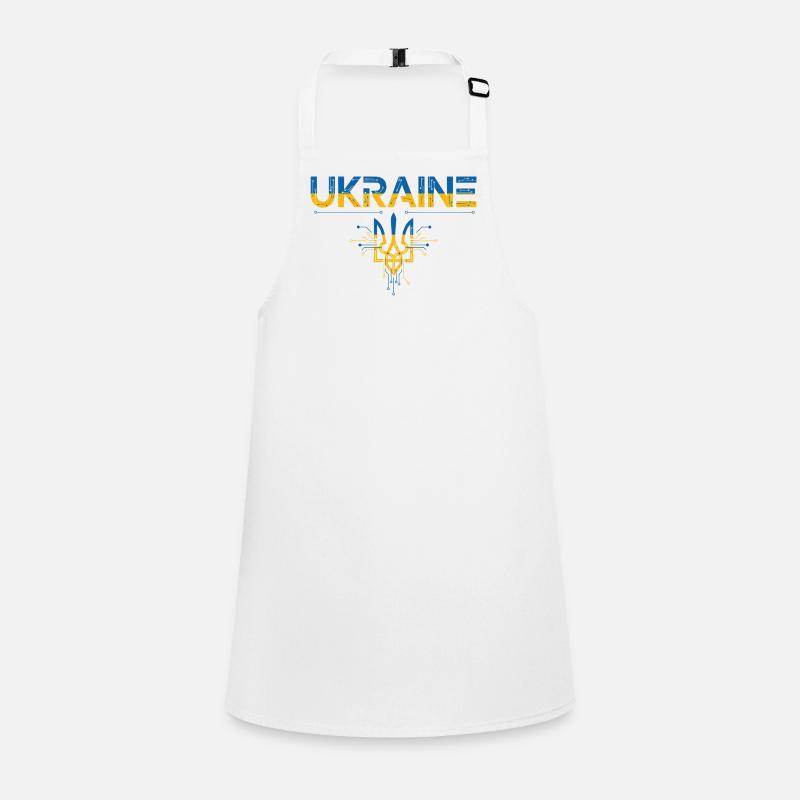 Schaltkreise Trident Ukraine Schürze für Kinder