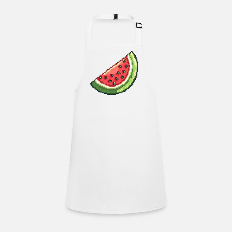 Pixel Wassermelone Slice Schürze für Kinder