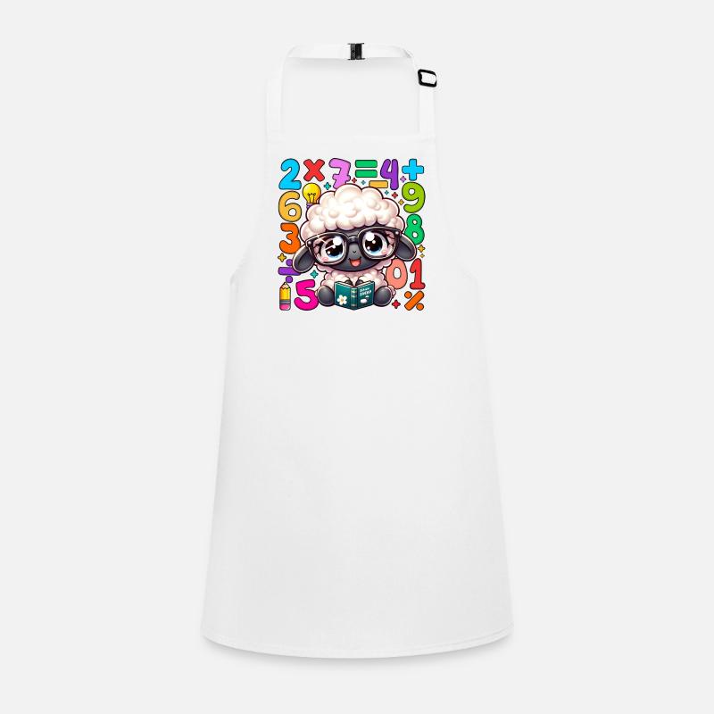 Number Day Sheep Scholar Reading Math Children's Apron