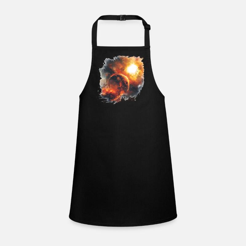 Tempête de feu du cosmos planétaire Tablier Enfant