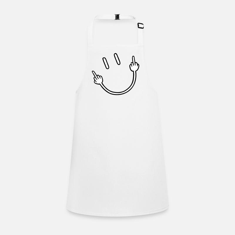 Middle Finger Gesture Children's Apron