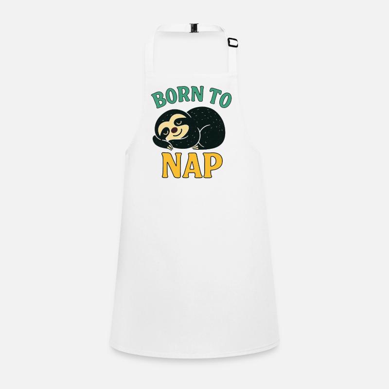 Born to Nap Sloth Children's Apron
