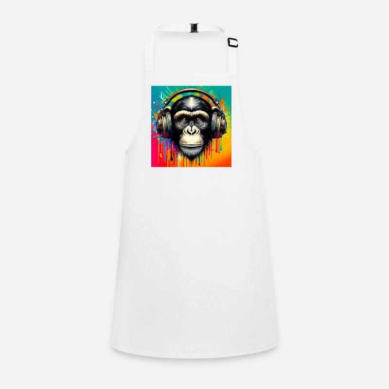 Chimpanzee Monkey Children's Apron