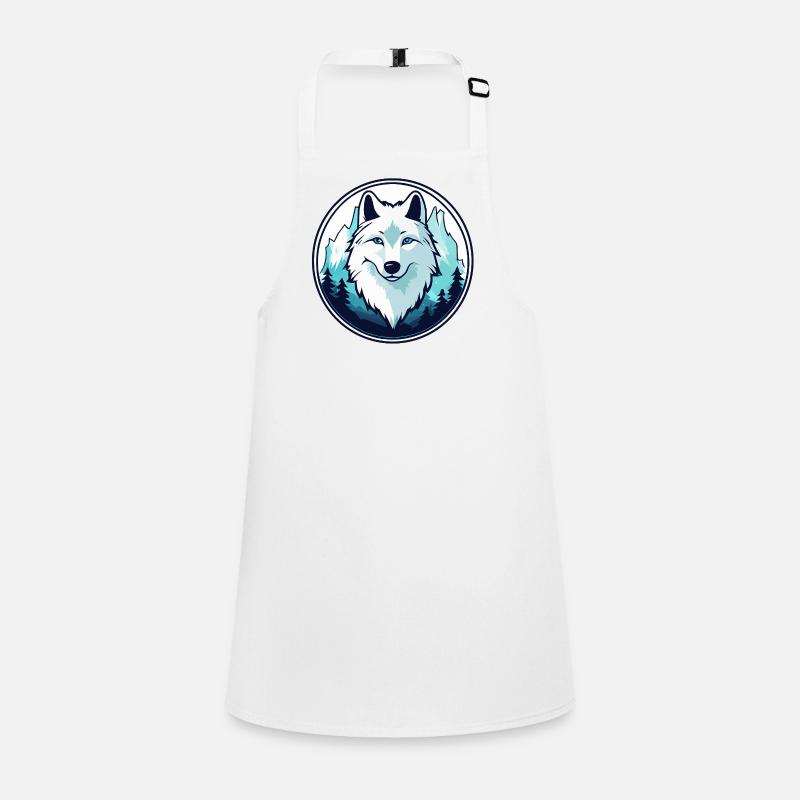 Arctic Wolf (Head) Children's Apron