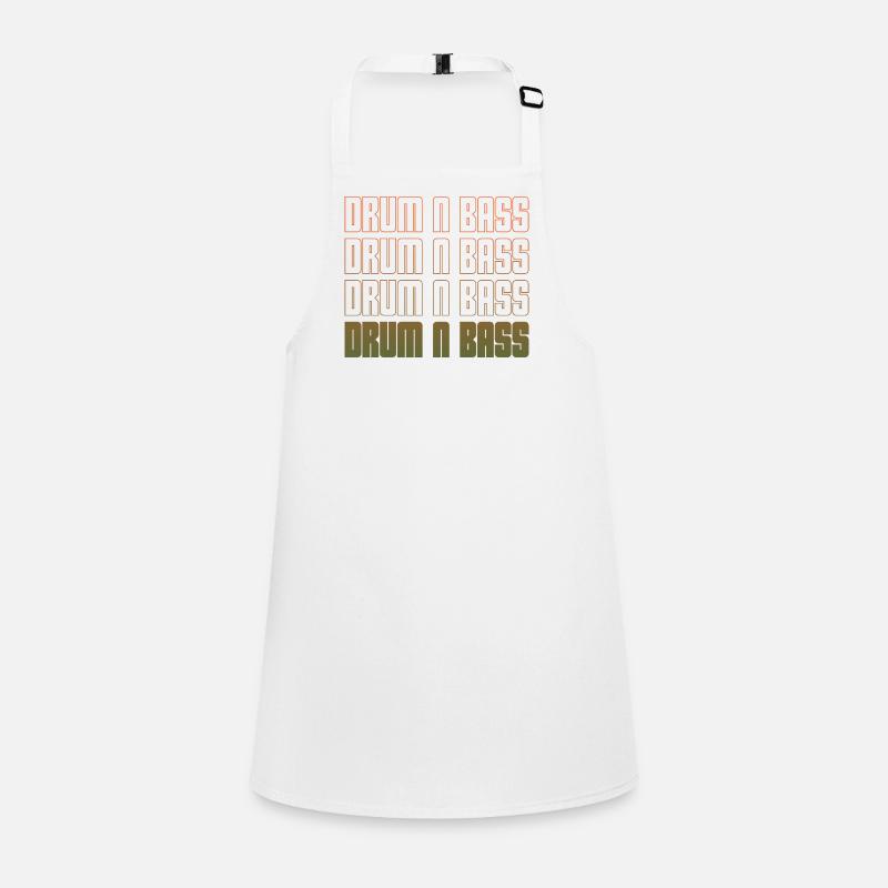 Drum N Bass Gradient Grid Children's Apron