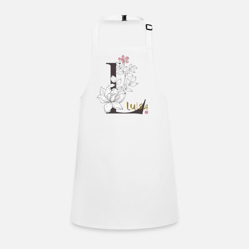 Buchstabe L  Luisa Schürze für Kinder