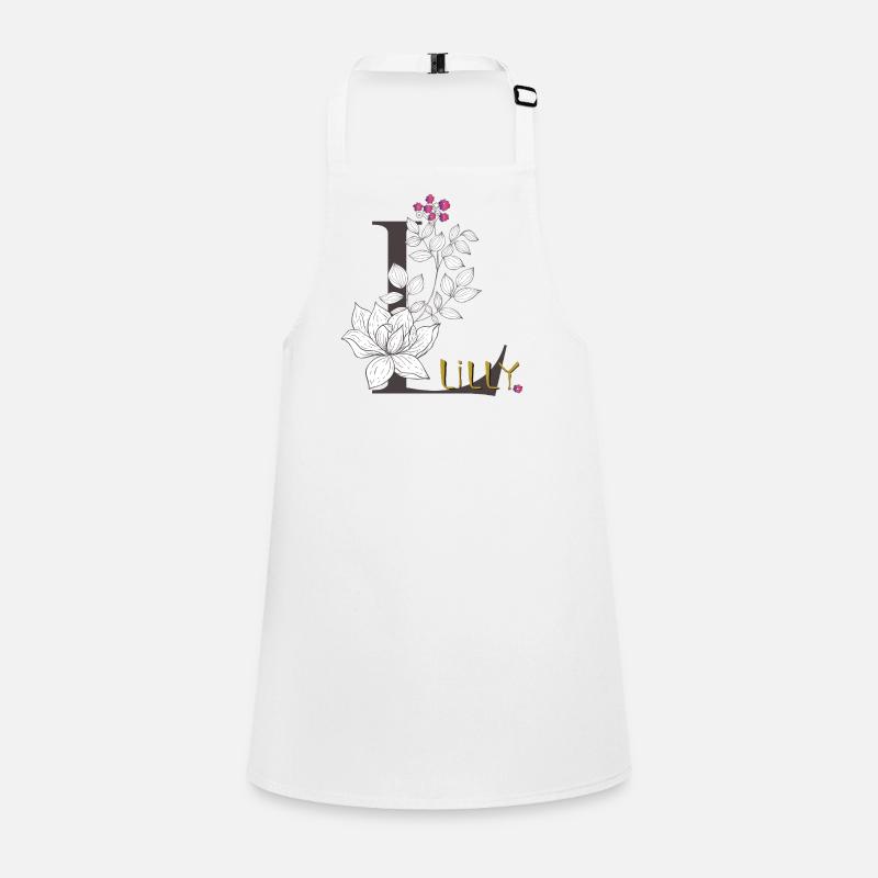 Lettre L Lilly Tablier Enfant