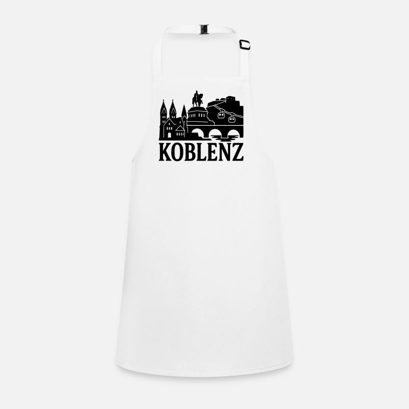 koblenz silhouette Schürze für Kinder