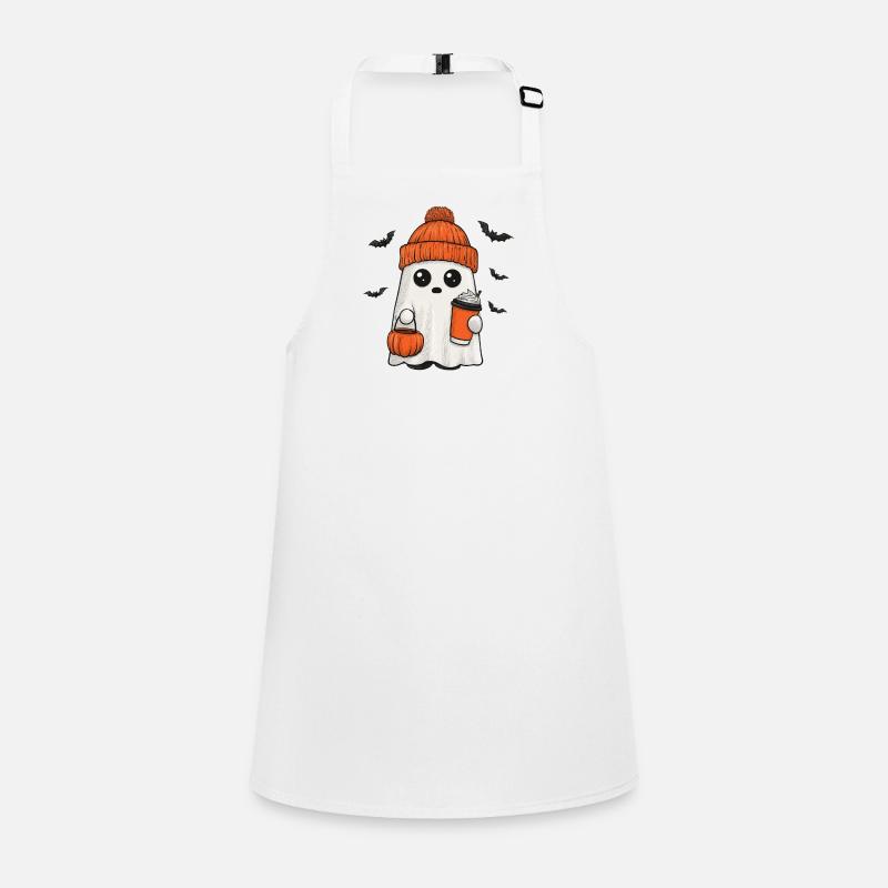 Cute Ghost for Halloween Children's Apron