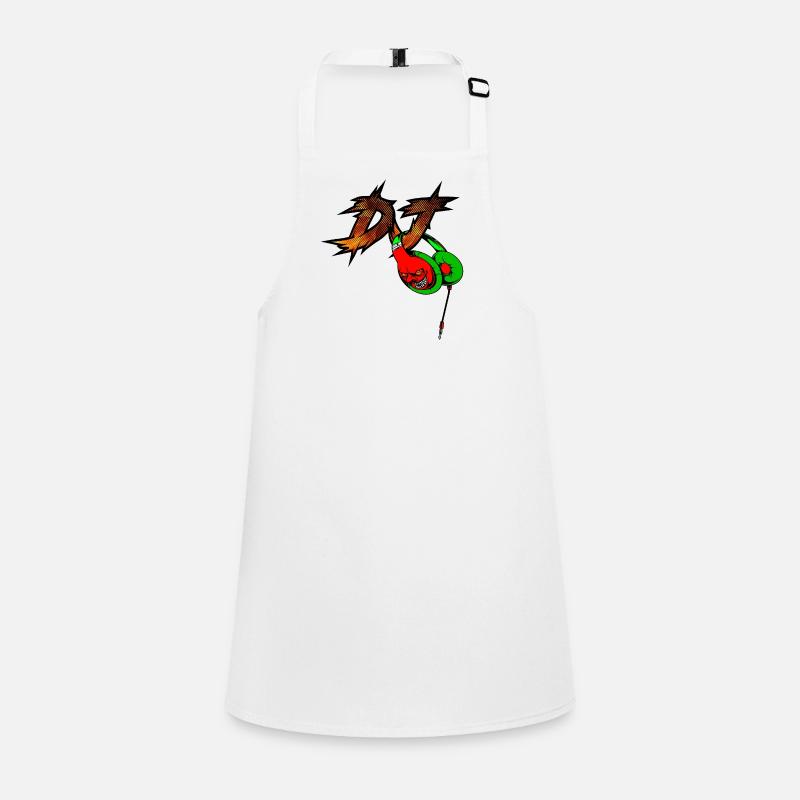 Neon Devil mit Kopfhörer DJ Schürze für Kinder