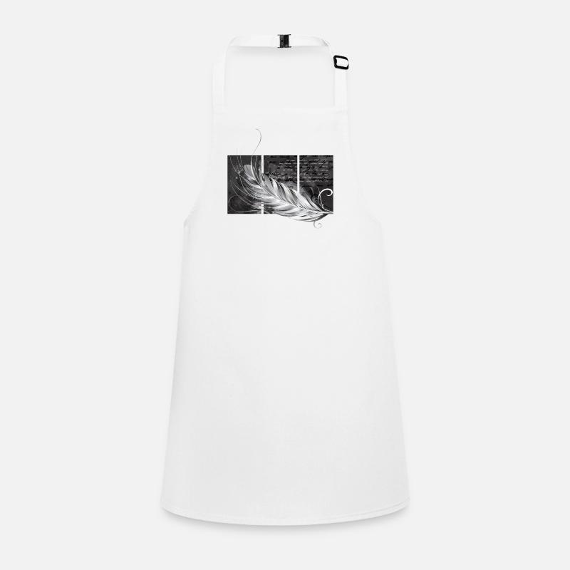 Feather Triptych Children's Apron