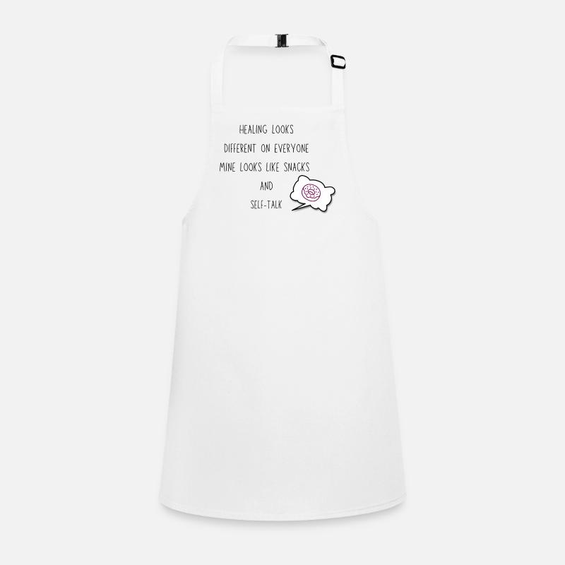 La guérison a l’air différente Collation et discours intérieur Citation Tablier Enfant