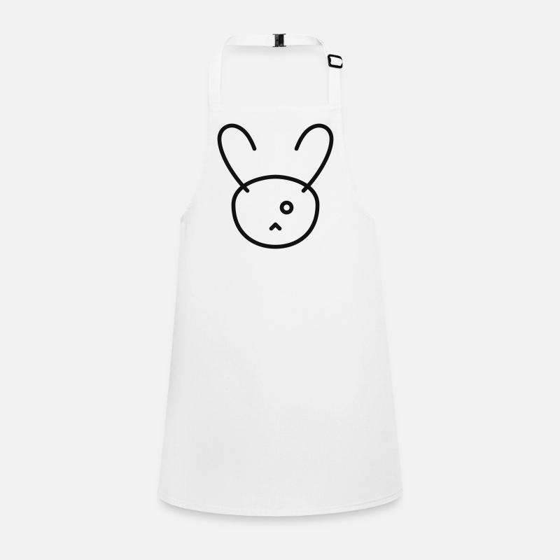 Minimal Bunny Children's Apron