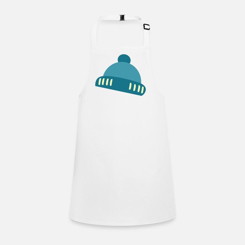 Beanie Blue Accent Pattern Children's Apron