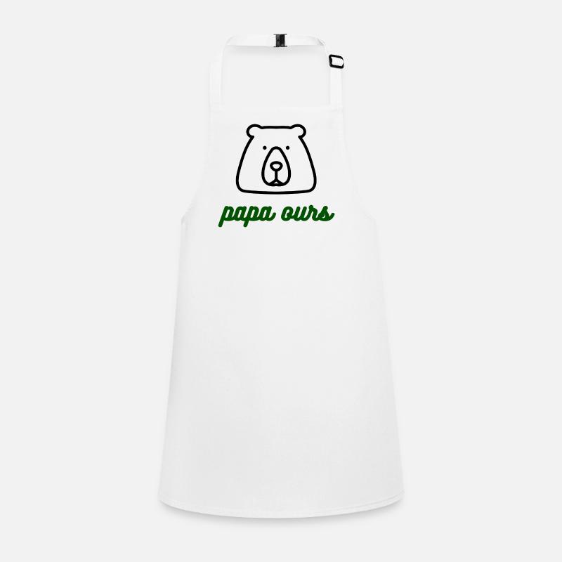 Daddy-Bear-Logo Children's Apron