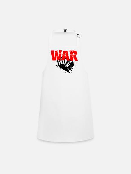 No War - Tablier Enfant - blanc - Devant