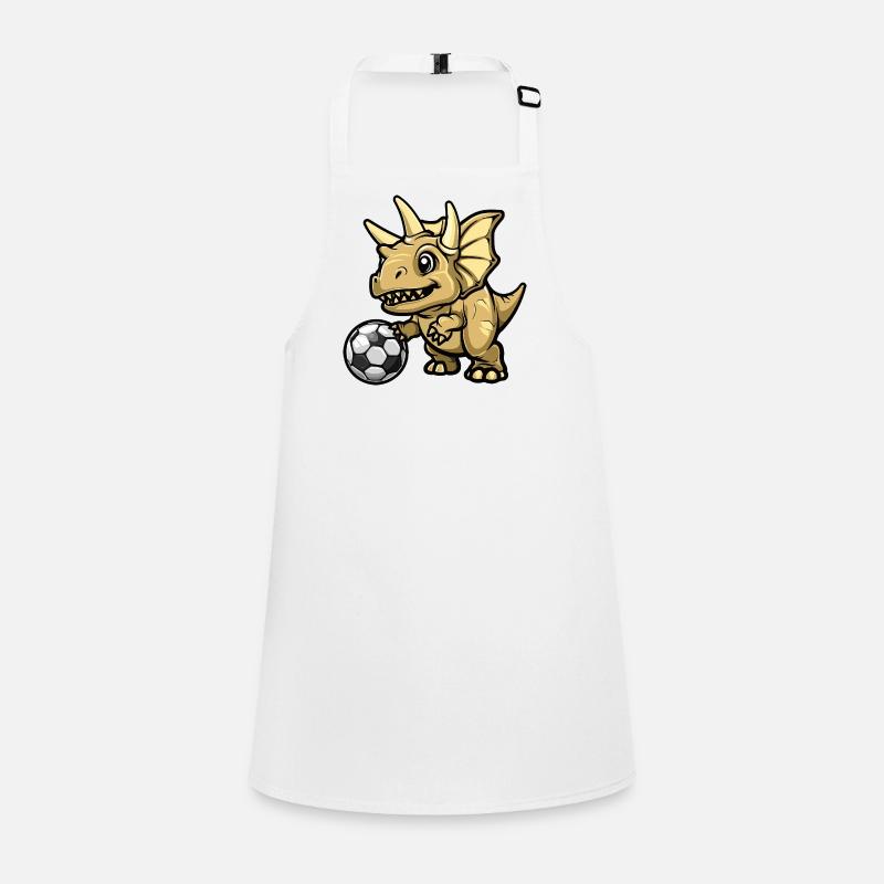 Dinosaur Soccer Comic Children's Apron