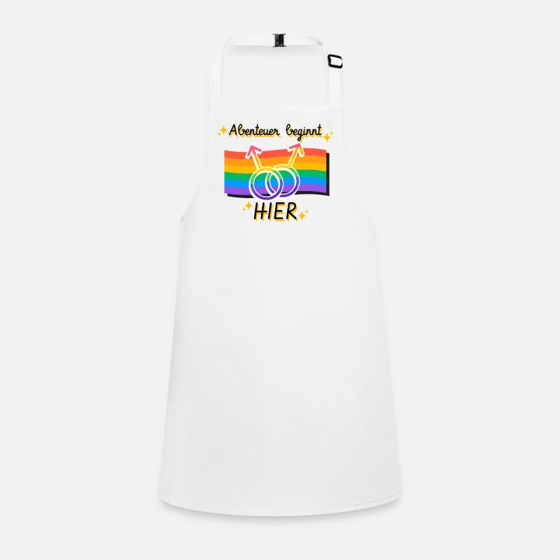 Networked Pride gender symbols Children's Apron