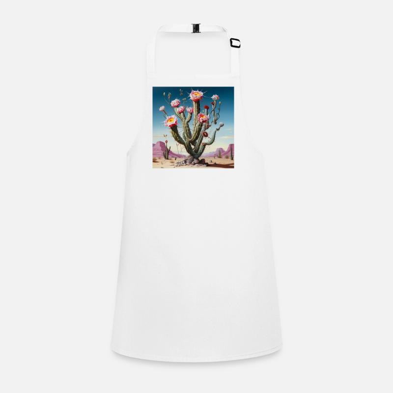 Desert Cactus Blossom Rush Children's Apron