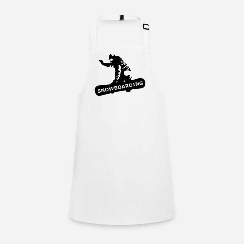 Snowboarding Children's Apron