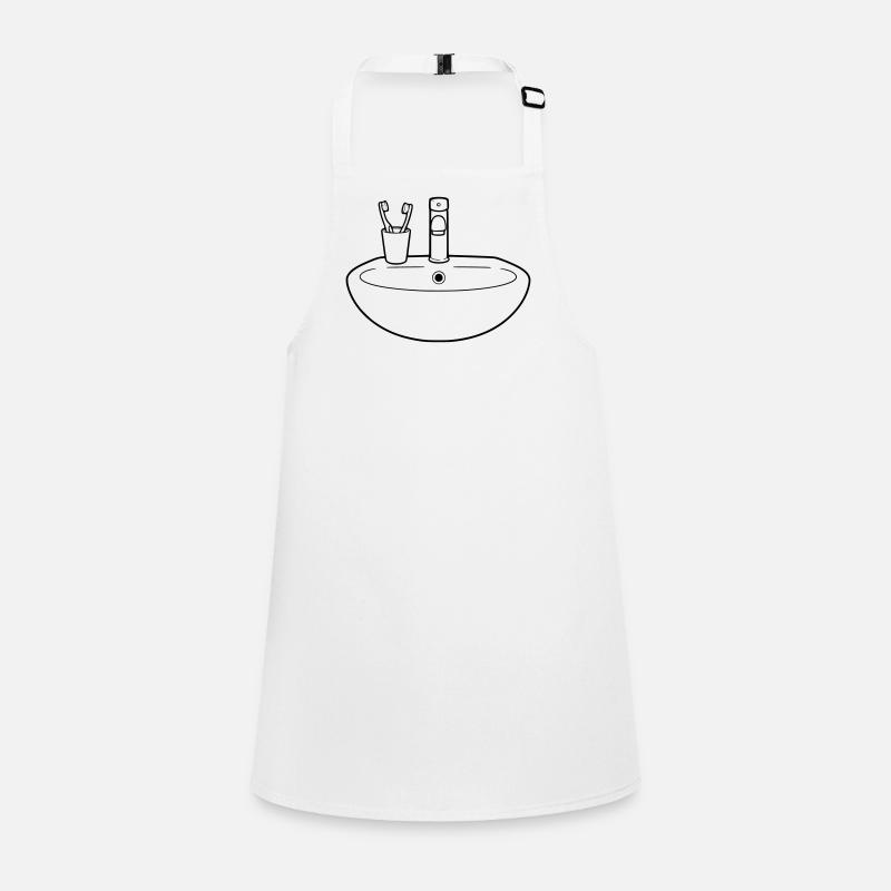 Sink Bathroom Plumbing Vector Children's Apron