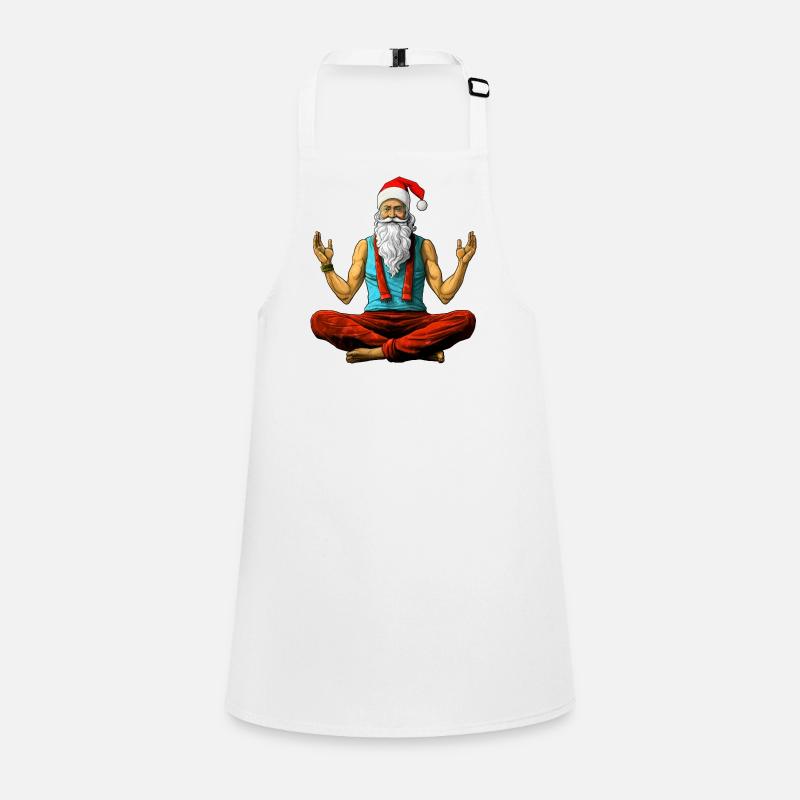 Méditation Yogi de Noël Tablier Enfant